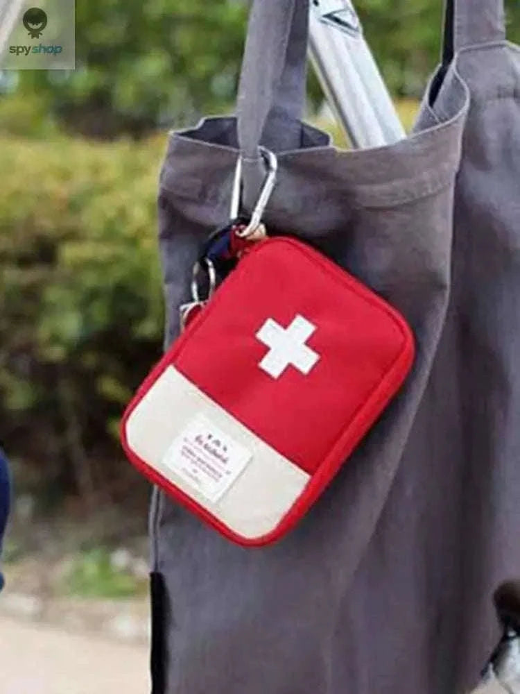 Mini Portable Safety Supplies Kit for Travel and Outdoor Use-Blue
