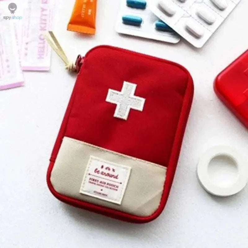 Mini Portable Safety Supplies Kit for Travel and Outdoor Use-Blue