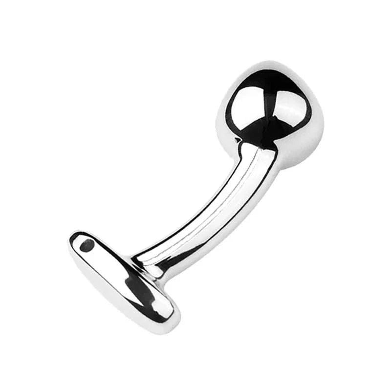 Mini Rainbow Rose Gold Anal Beads Plug-1