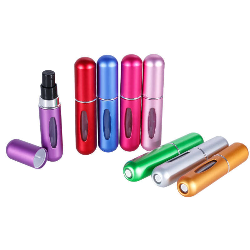 Mini Refillable Spray Container Portable Travel Atomizer-5 And 8ML 1Set-10PCS