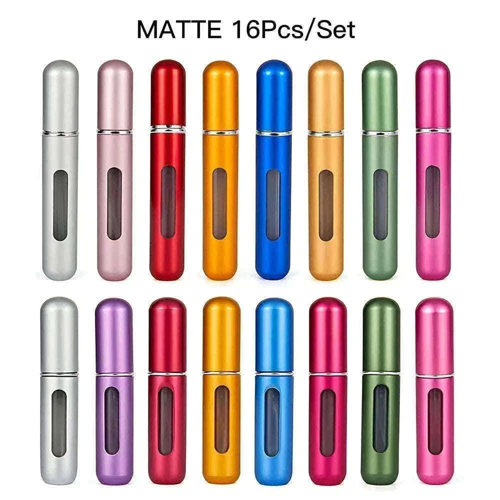 Mini Refillable Travel Perfume Atomizer Spray Container-5 And 8ML 1Set-10PCS