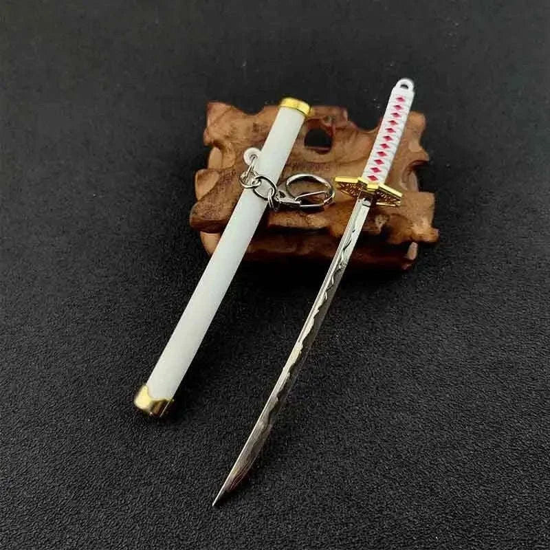 Mini Roronoa Zoro Samurai Sword Keychain-769-black