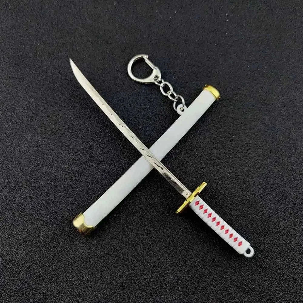 Mini Roronoa Zoro Samurai Sword Keychain-769-black