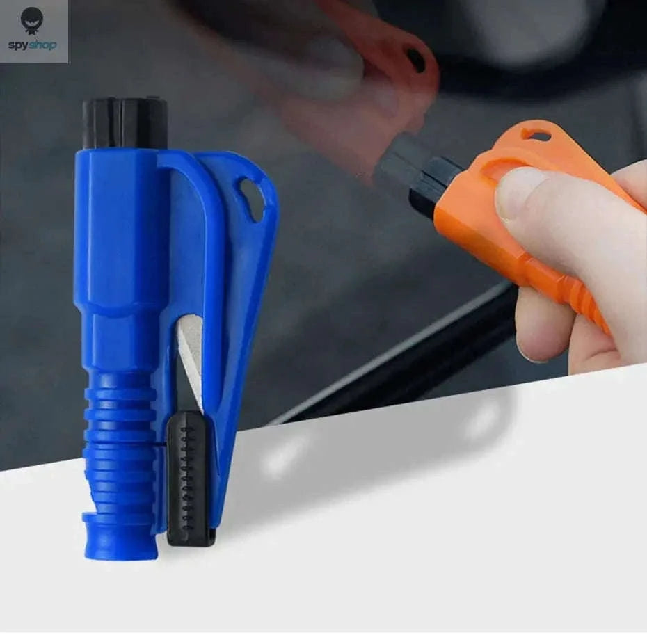 Mini Safety Hammer Keychain Car Escape Glass Breaker-PURPLE