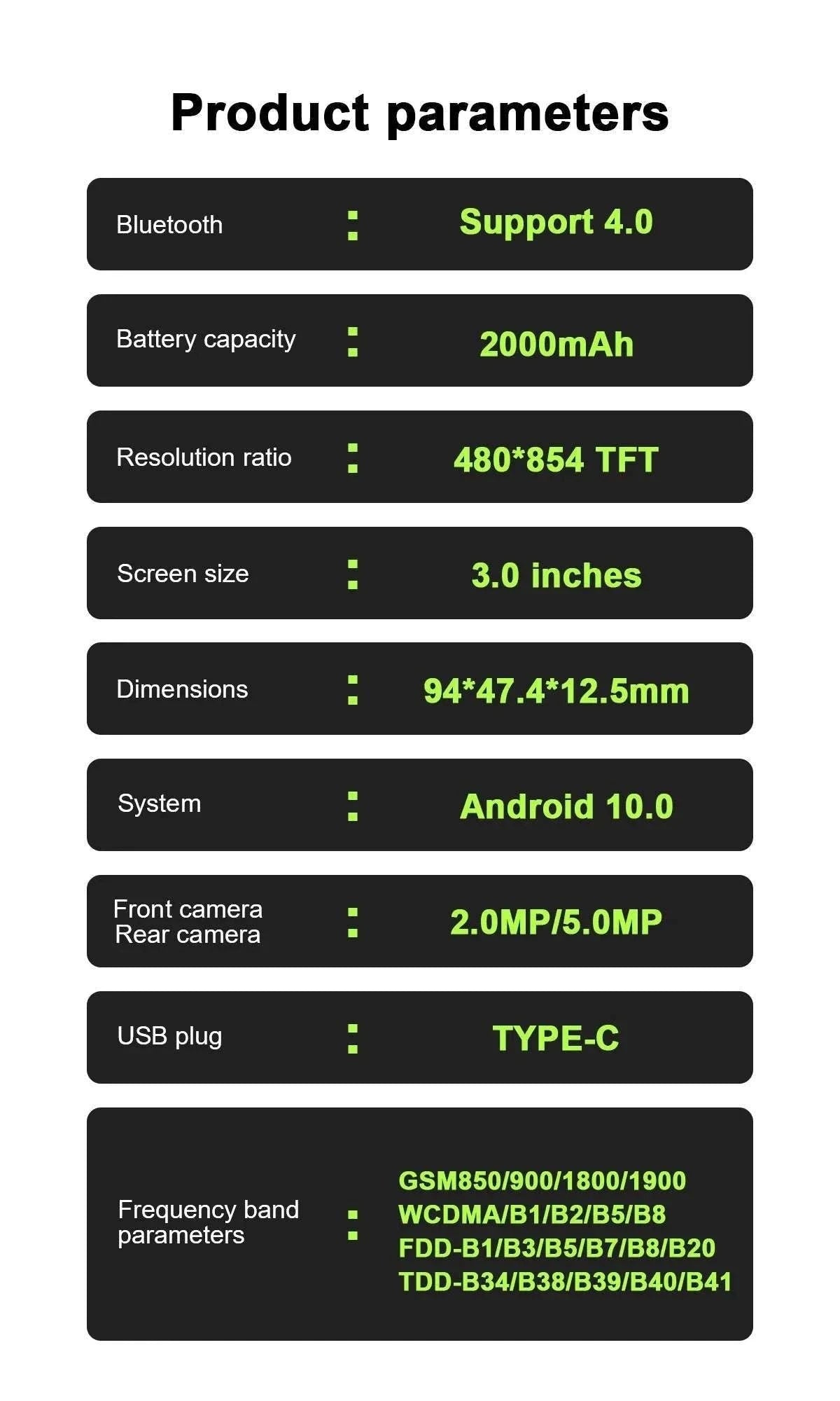Mini Smartphone 3.0" HD Display, Dual SIM, 4G LTE-PURPLE / 16g / 4G LTE Cellular|2 G