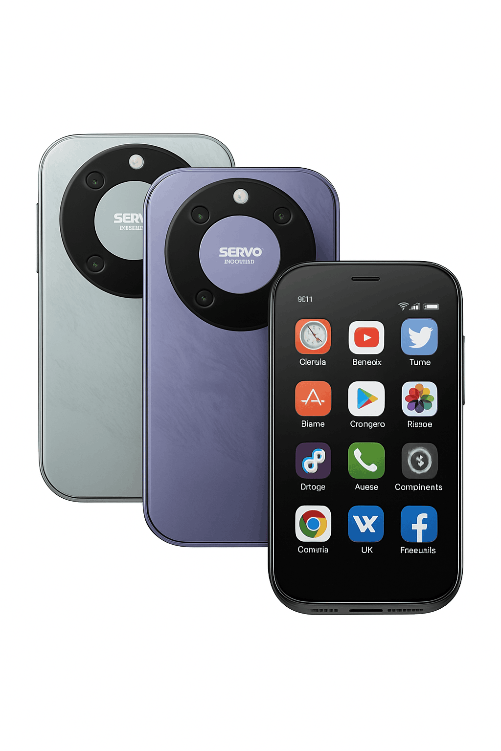 Mini Smartphone 3.0" HD Display, Dual SIM, 4G LTE-PURPLE / 16g / 4G LTE Cellular|2 G