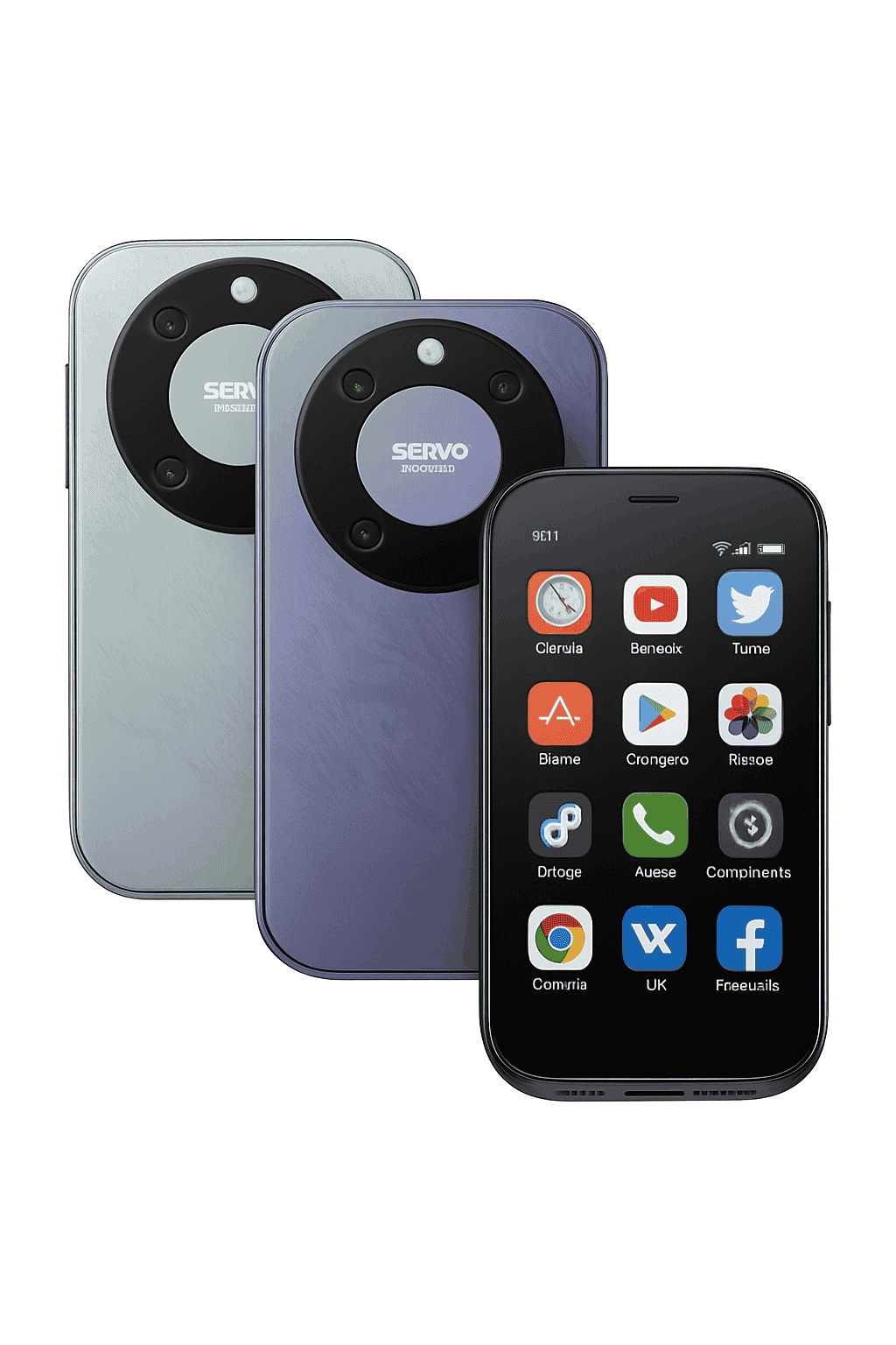 Mini Smartphone 3.0" HD Display, Dual SIM, 4G LTE-PURPLE / 16g / 4G LTE Cellular|2 G