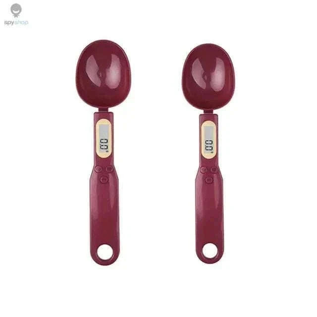 Mini Spoon Scale Digital Kitchen Scale 0.1–500g-2PCS Light green / 1Kg