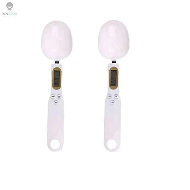 Mini Spoon Scale Digital Kitchen Scale 0.1–500g-2PCS Light green / 1Kg