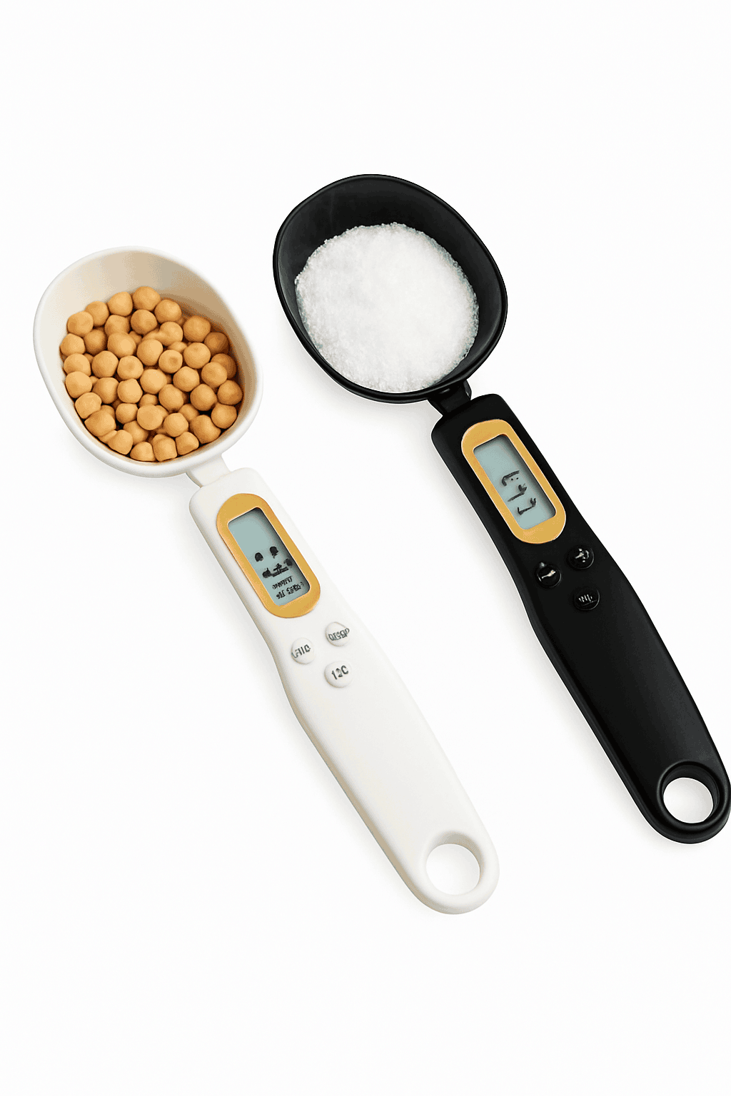 Mini Spoon Scale Digital Kitchen Scale 0.1–500g-2PCS Light green / 1Kg