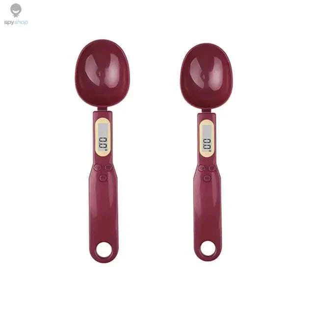 Mini Spoon Scale Digital Kitchen Scale 0.1–500g-2PCS Light green / 1Kg