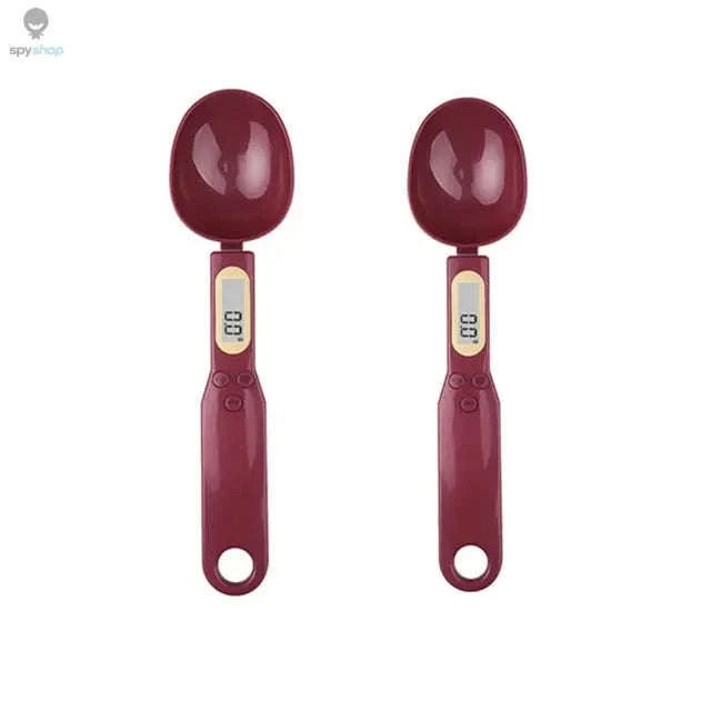 Mini Spoon Scale Digital Kitchen Scale 0.1–500g-2PCS Light green / 1Kg