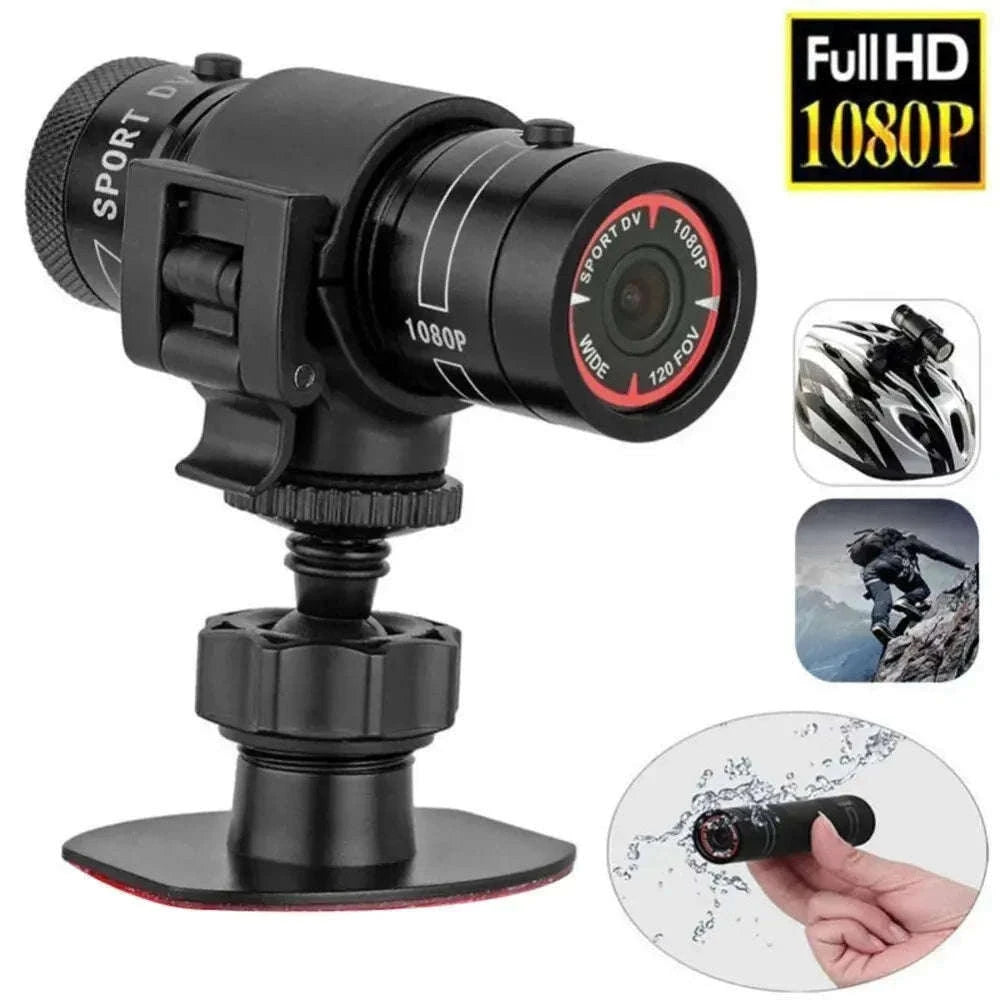 Mini Sport DV Full HD Helmet Action Camera-black / Only F9