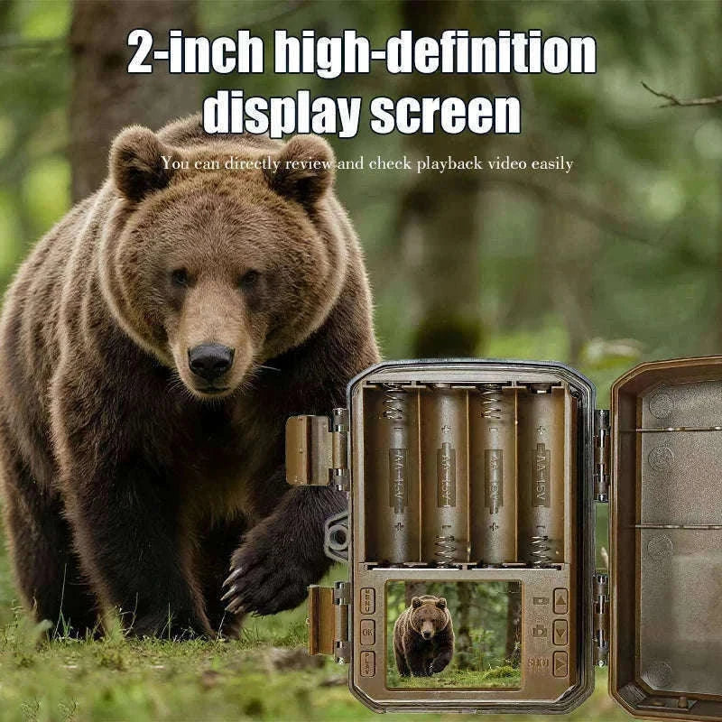 Mini Trail Camera 1080P Night Vision Wildlife Hunting Camera-DL003 None card
