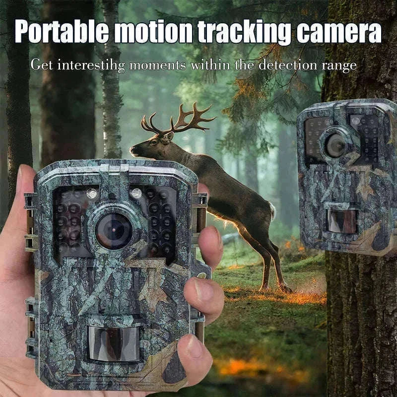 Mini Trail Camera 1080P Night Vision Wildlife Hunting Camera-DL003 None card