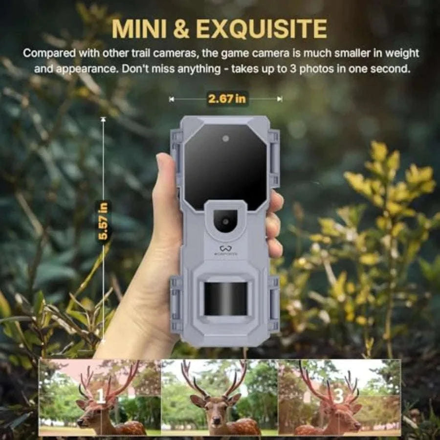 Mini Trail Camera 2 Pack with 32MP Photos and 1080P Video-United States / aspic