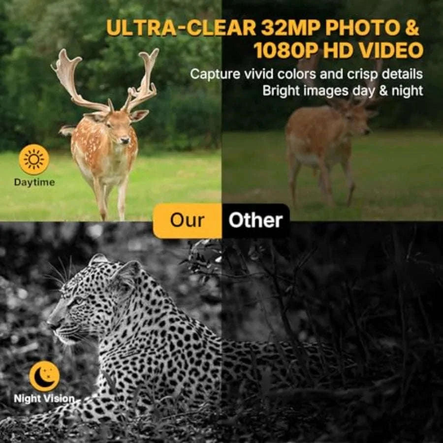 Mini Trail Camera 6-Pack with 32MP and 1080P HD Video-United States / aspic