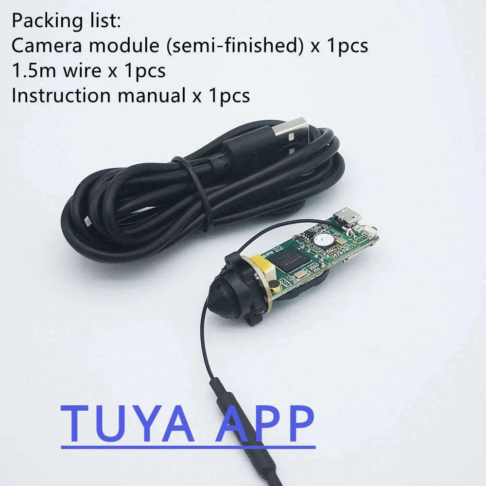 Mini Tuya 1080P Wireless IP Camera Module for Smart Monitoring-3.7mm lens