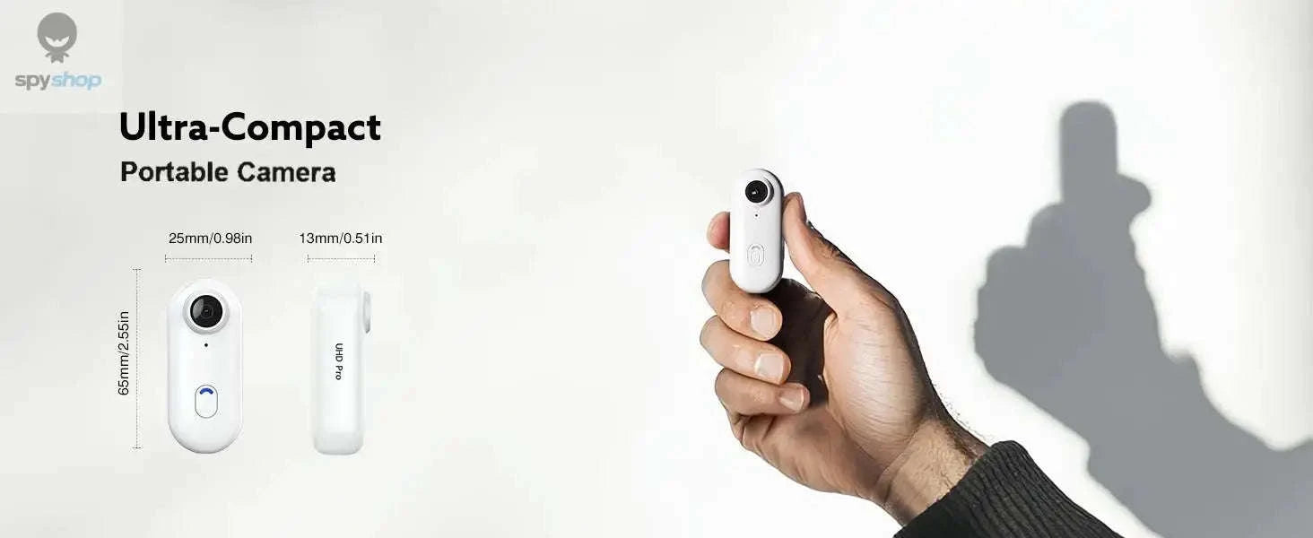 Mini Vlog Camera – 4K Pocket Action Cam with WiFi and Magnetic Mounting-FHD 1080P (BK-Lite) / With 64G TF Card / CHINA