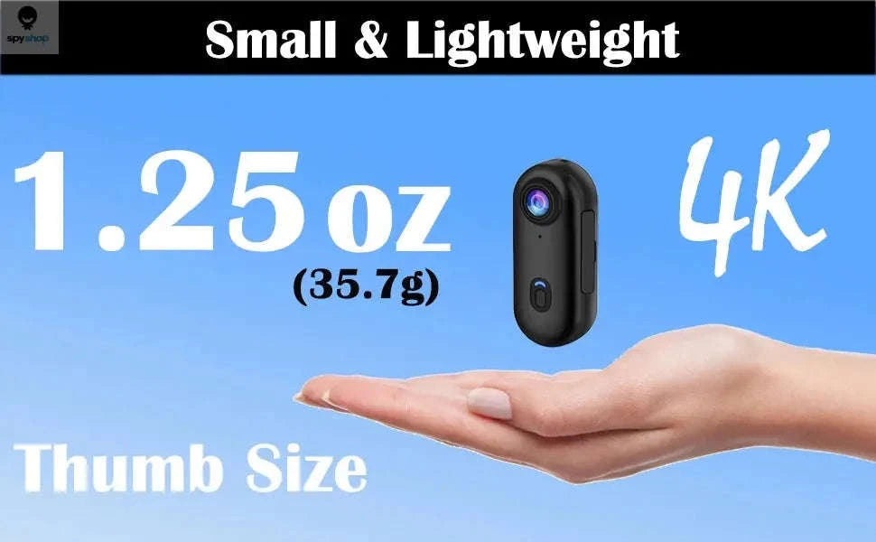 Mini Vlog Camera – 4K Pocket Action Cam with WiFi and Magnetic Mounting-FHD 1080P (BK-Lite) / With 64G TF Card / CHINA
