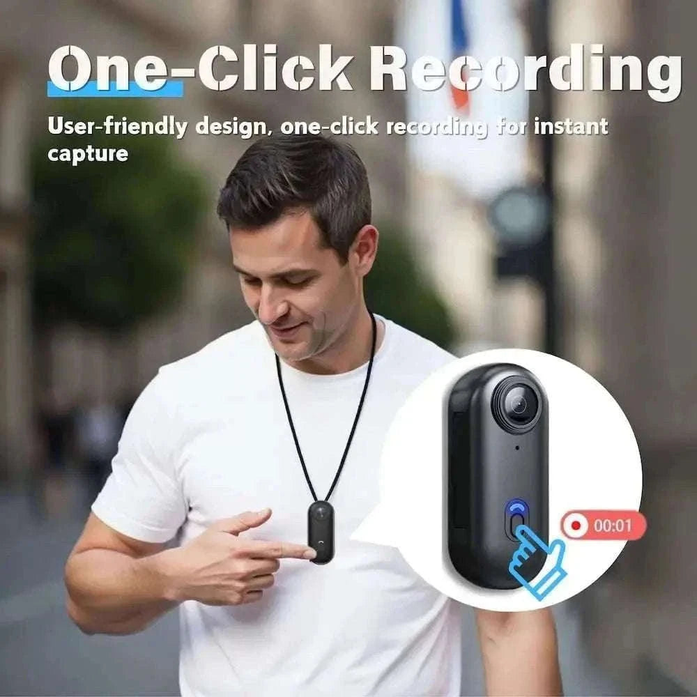 Mini Vlog Camera 4K Pocket Action Cam with WiFi-FHD 1080P (BK-Lite) / With 64G TF Card / CHINA