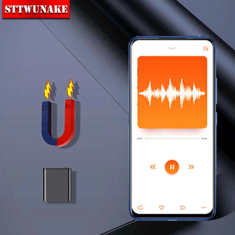 Mini Voice-Activated Digital Recorder with Magnetic Mount and USB-C-With Android OTG / China Mainland / 16 GB