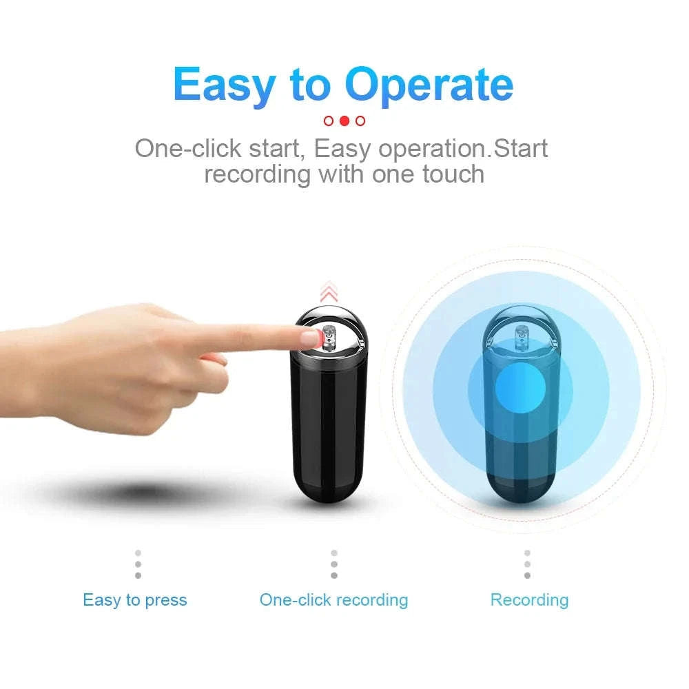 Mini Voice Activated Recorder 32GB with Long Battery & Keychain Size-S1 / 32 GB