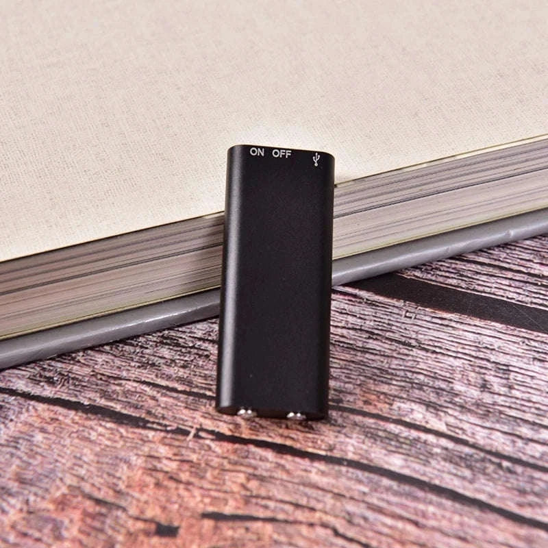 Mini Voice Activated Recorder 64GB Pocket Audio Dictaphone MP3-Black / 32 GB