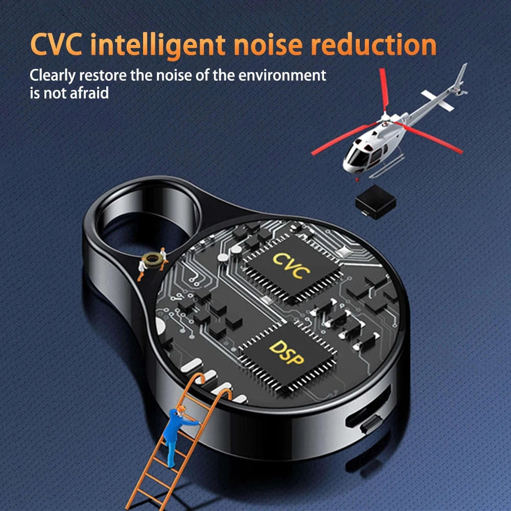 Mini Voice Activated Recorder Keychain with MP3 Playback and Noise Reduction-32GB