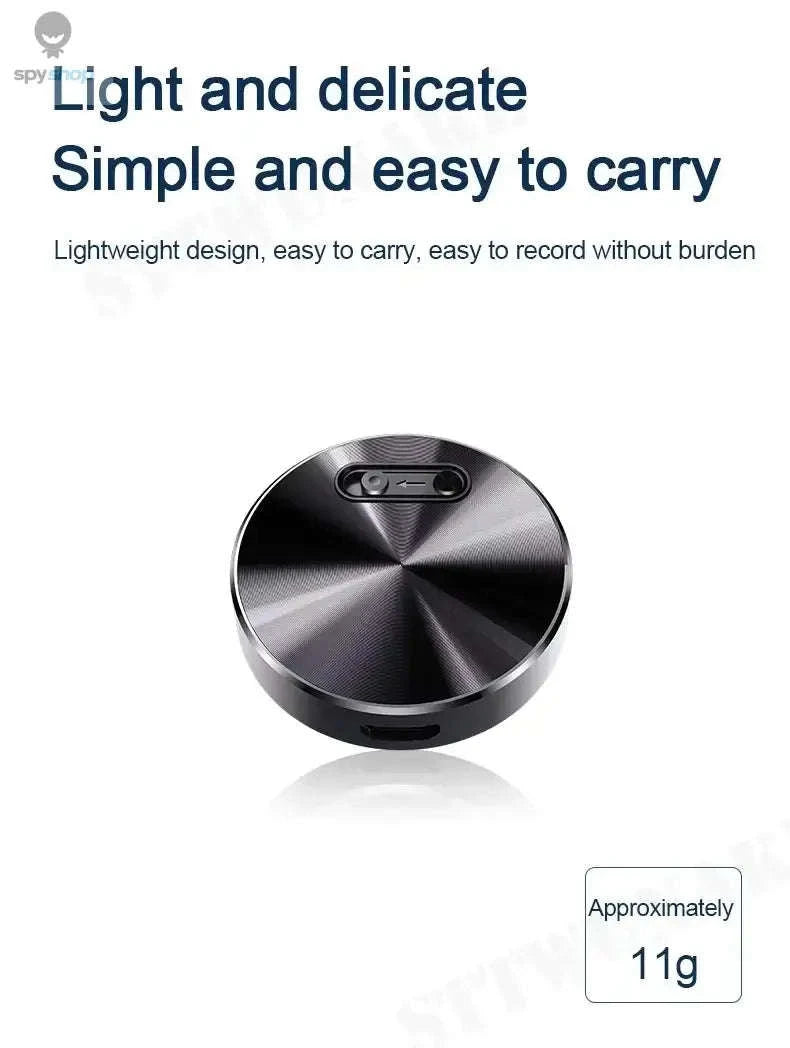 Mini Voice Activated Recorder – Magnetic, Ultra‑Compact, One‑Touch Capture-with iPhone OTG