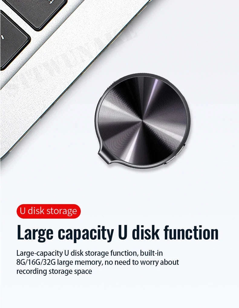 Mini Voice Activated Recorder Necklace Q39-Q39B-Recorder / 16 GB