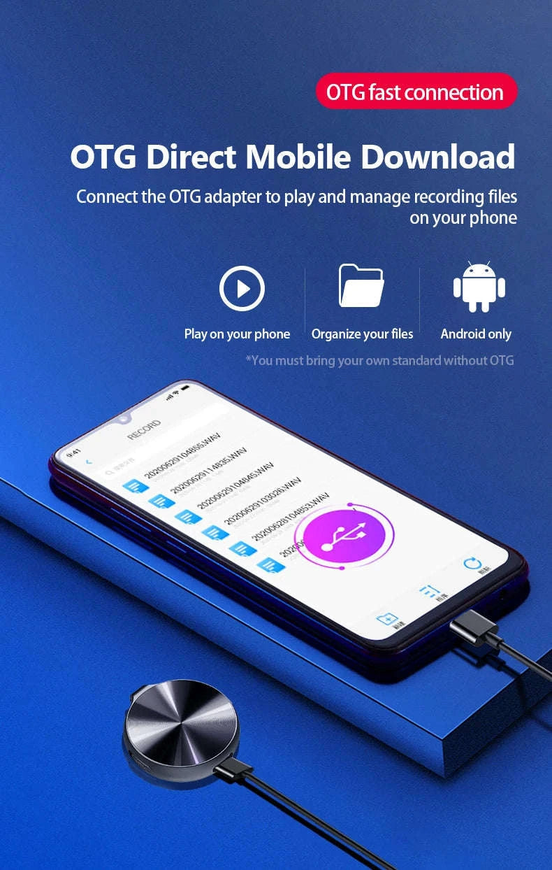 Mini Voice Activated Recorder Q39-Q39 Standard / 8 GB