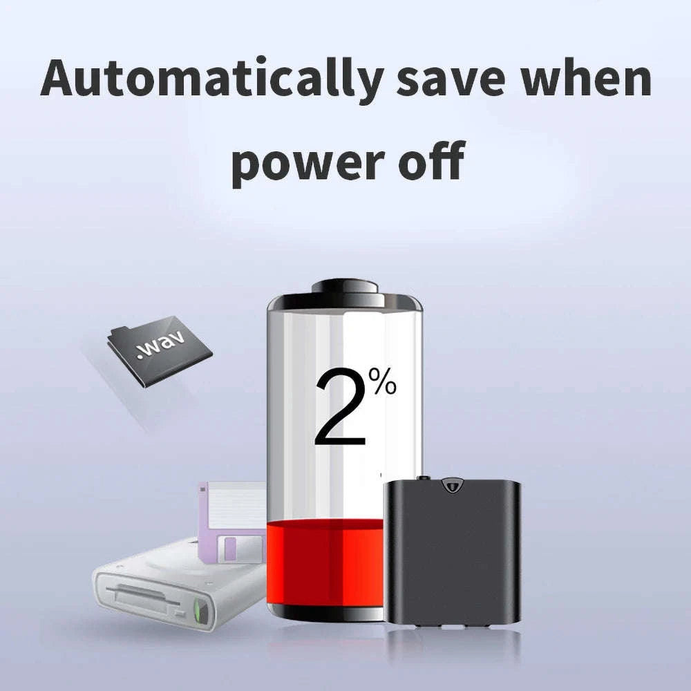 Mini Voice Activated Recorder Q63 USB Audio Recorder 18h Recording-Q63 / 8 GB