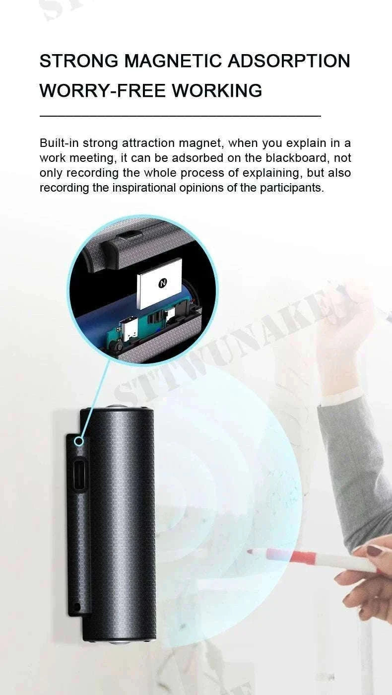 Mini Voice Activated Recorder with Magnet, 500H Recording & 365-Day Standby-with  Android OTG / 64 GB