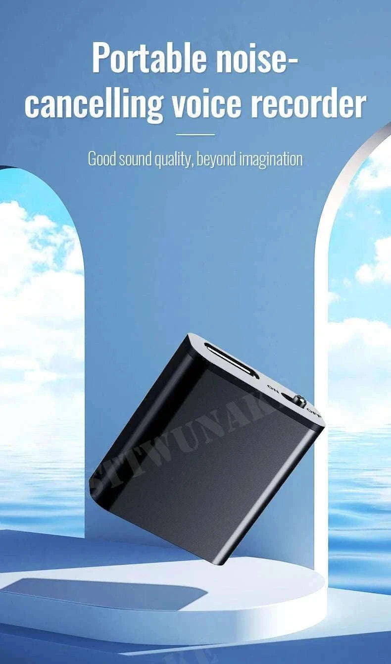 Mini Voice Activated Recorder with Magnet & One-Click Recording-Q8 / 16 GB