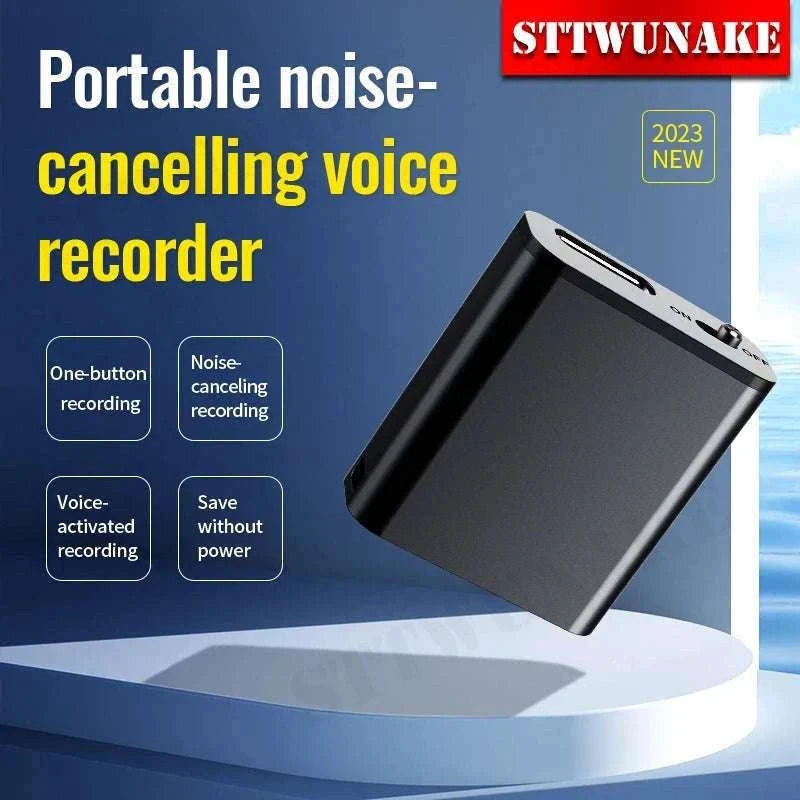 Mini Voice Activated Recorder with Magnet & One-Click Recording-Q8 / 16 GB