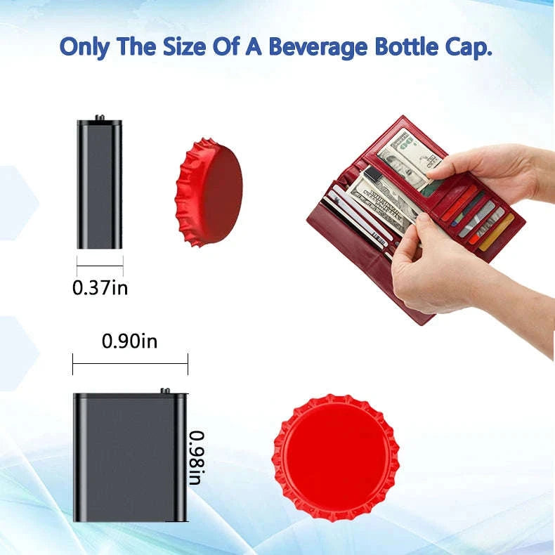 Mini Voice Activated Recorder With Magnetic Body And Simple One-Touch Recording-iPhone OTG / China Mainland / 8 GB