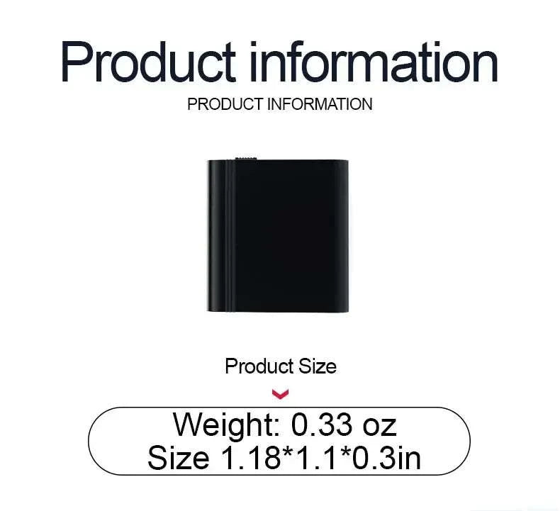 Mini Voice Activated Recorder with OTG Mobile Connectivity-L12 with Android OTG / 64 GB