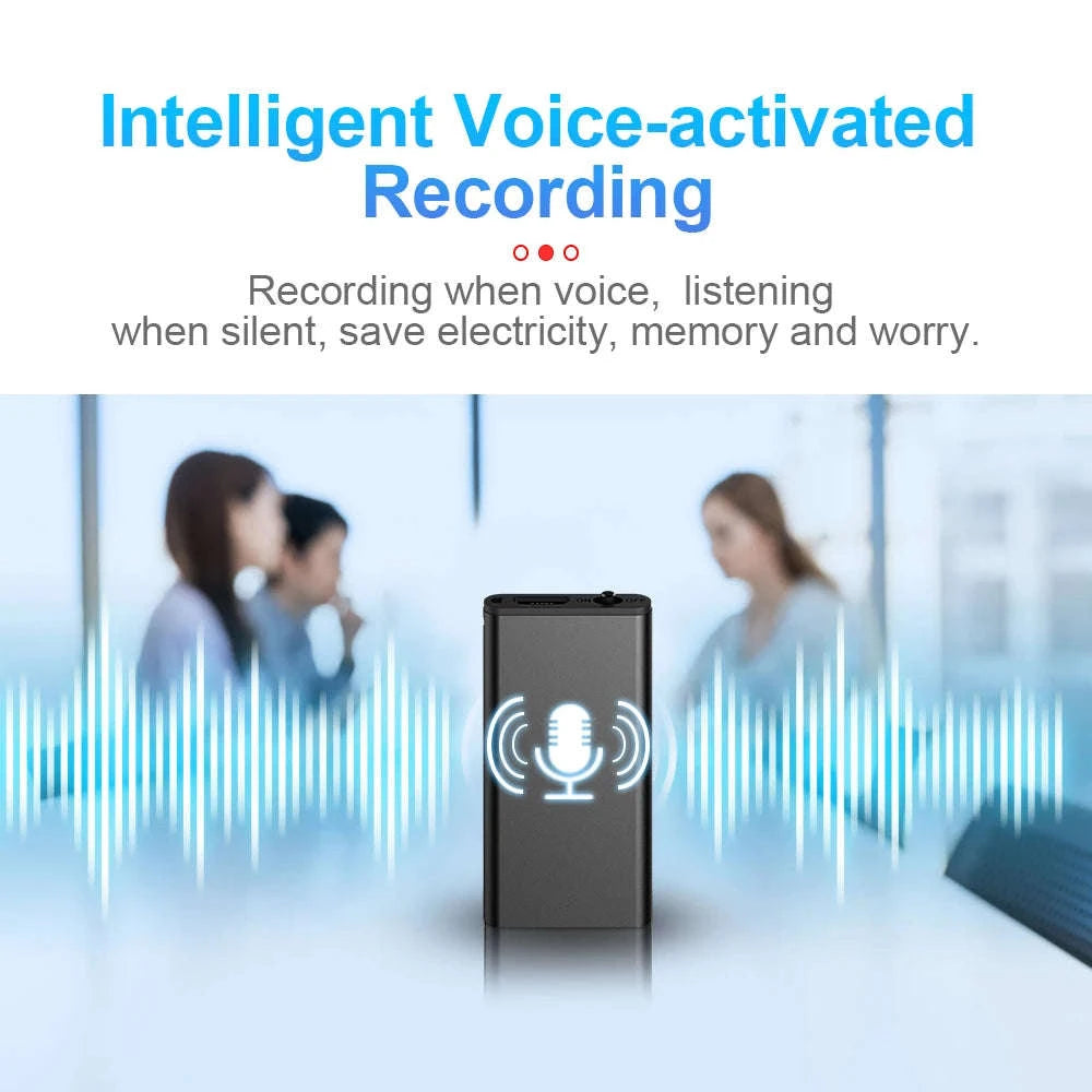 Mini Voice Recorder 8GB–32GB with Voice Activation & Noise Reduction-Q2 / China Mainland / 16 GB
