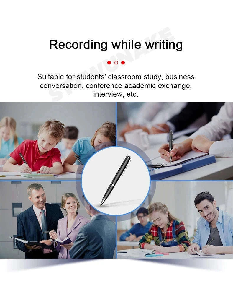 Mini Voice Recorder Pen with Voice Activation and Playback-No otg adapter / China Mainland / 32 GB