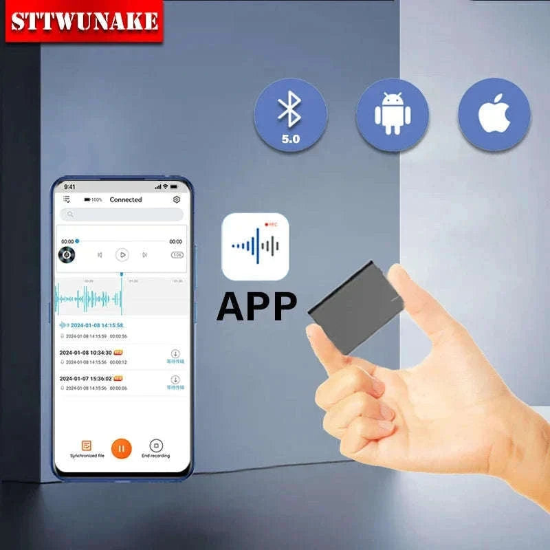 Mini Voice Recorder Q61 App-Enabled Digital Recorder-APP Recorder / 8 GB