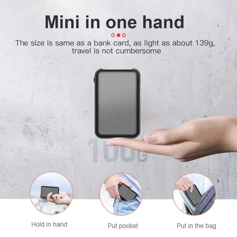Mini Voice Recorder with 8GB or 32GB Storage-Power bank record / 8 GB