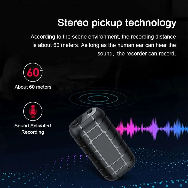 Mini Voice Recorder with Magnetic Adsorption-Only recorder / CHINA / 16 GB