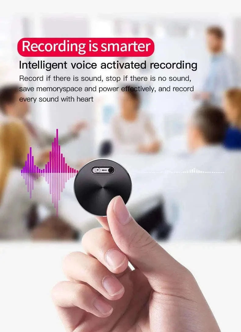 Mini Voice Recorder with USB Storage and Voice Activation-black / 32 GB