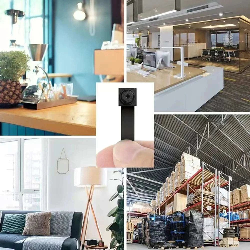 Mini WiFi Camera 1080P HD Wireless Remote View Security Cam-90 degree lens / Add 128GB / China Mainland