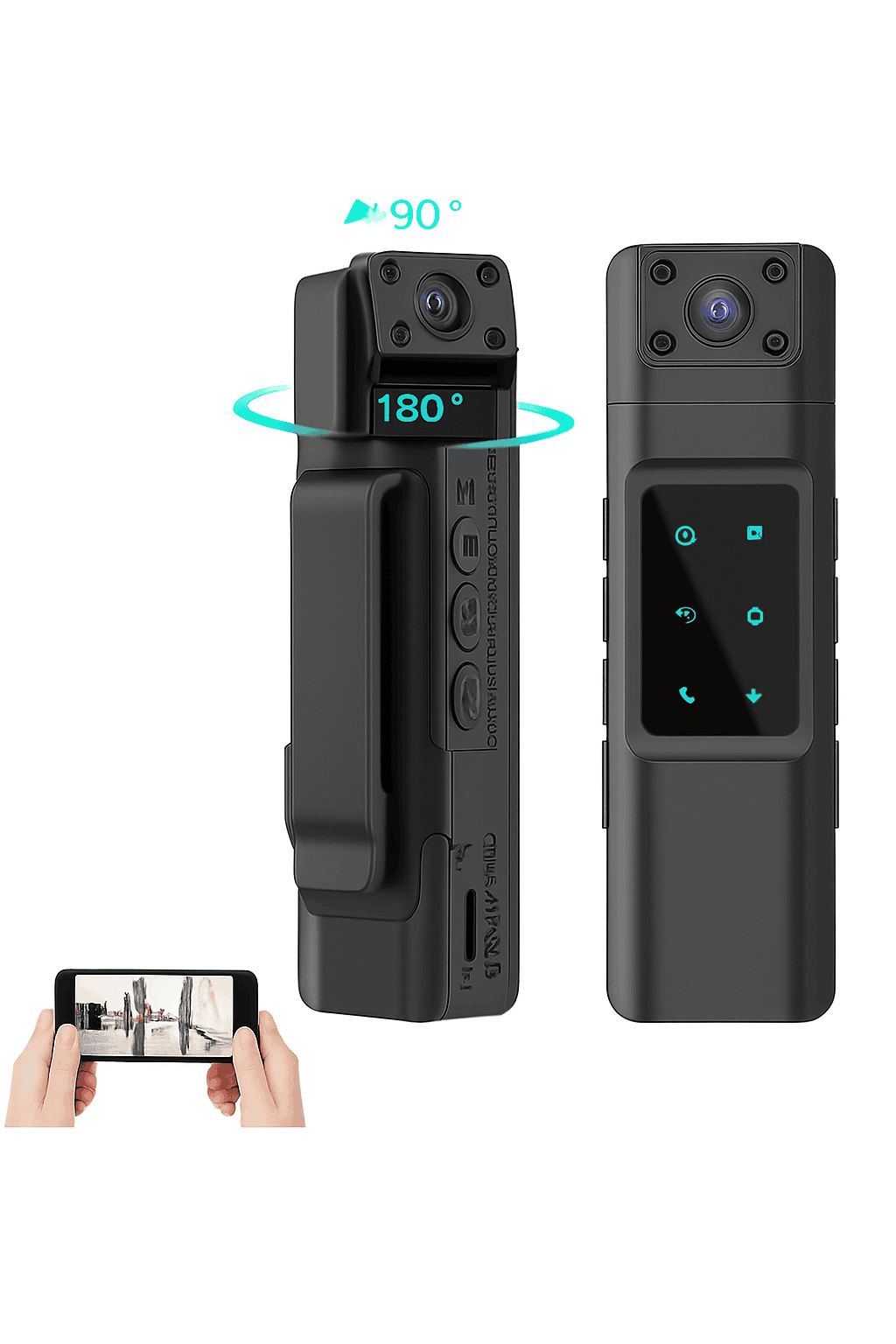 Mini WiFi Hotspot Camera with 1080P Video and Night Vision-With Wifi camera
