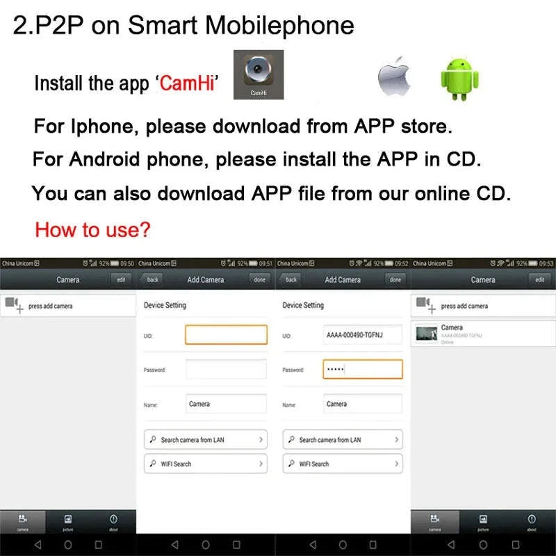 Mini WiFi IP Security Camera with 5MP Recording-2MP 2.8-12mm