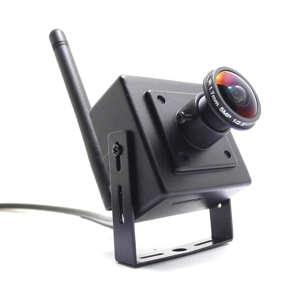 Mini WiFi Security Camera 1080P with 180° Panoramic View & Audio-5MP With Adapter / UK Plug / 1.7mm