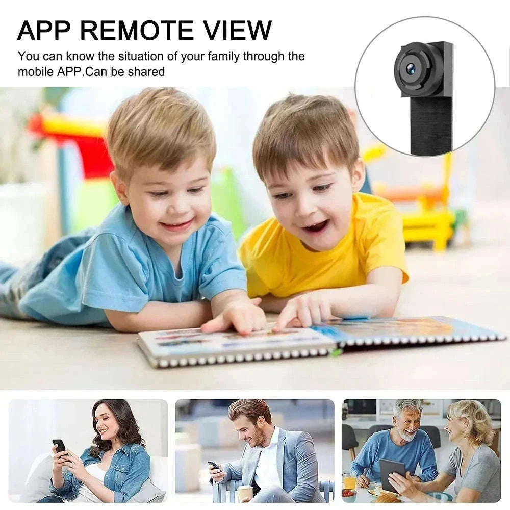 Mini WiFi Security Camera 1080P with Motion Alerts & Remote View-DIY camera IWF / camera with 64GB