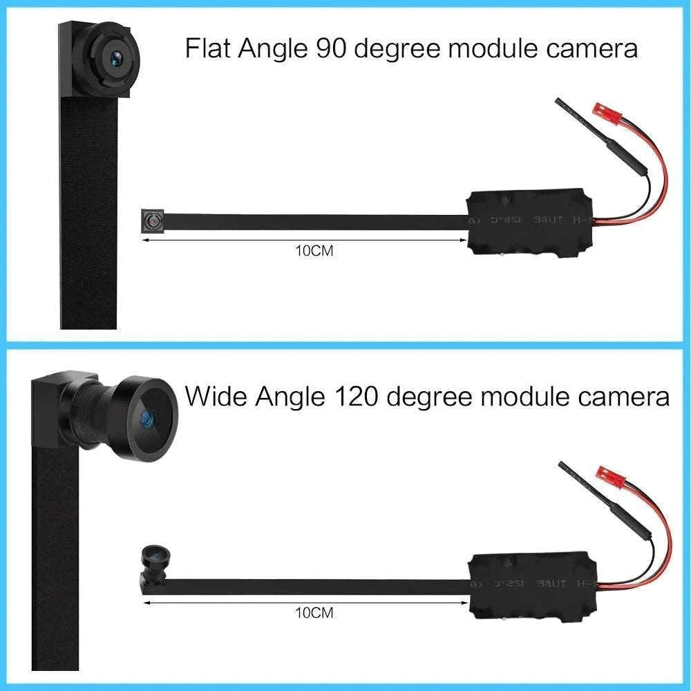 Mini WiFi Security Camera 1080P with Motion Detection & App View-90 degree lens / plus 64GB